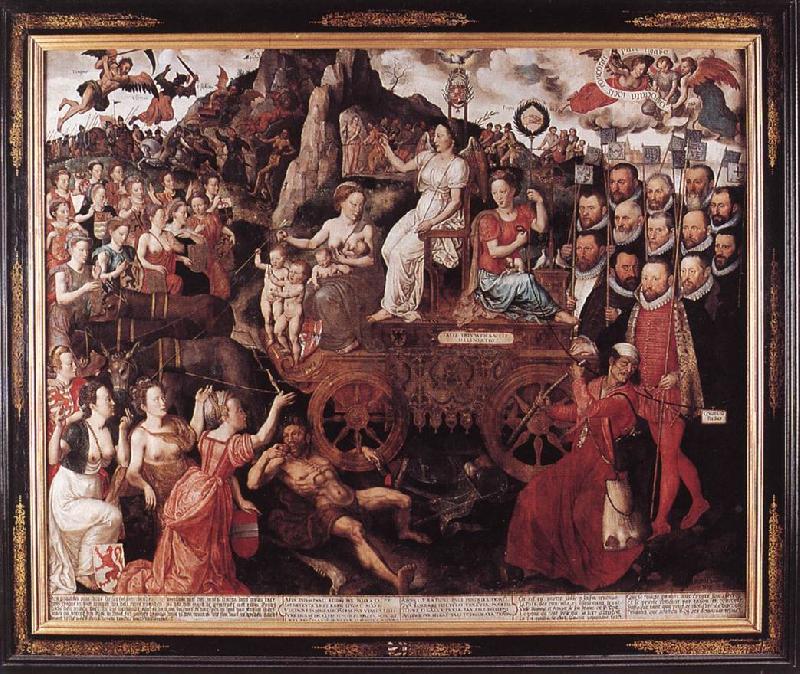 CLAEISSENS, Pieter the Younger Allegory of the 1577 Peace in the Low Countries dfg oil painting image